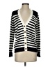 QVC Stripes Black Cardigan Size S (estimated) - photo 1