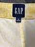 Gap Print Yellow Shorts Size XL - photo 3