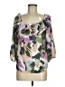 J.Crew Mercantile 100% Polyester Green 3/4 Sleeve Blouse Size M - photo 1