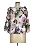 J.Crew Mercantile 100% Polyester Green 3/4 Sleeve Blouse Size M - photo 2