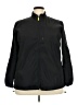 AVX 100% Polyester Solid Black Track Jacket Size 22 - photo 1