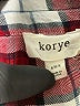 Korye 100% Rayon Plaid Burgundy Long Sleeve Button-Down Shirt Size M - photo 7