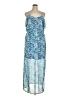 Charming Charlie 100% Polyester Blue Casual Dress Size XL - photo 1