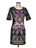 Jealous Tomato Graphic Gray Cocktail Dress Size L - photo 1