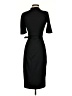 Zara Basic Solid Black Casual Dress Size S - photo 2