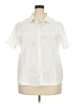 Marks & Spencer Stars Ivory White Short Sleeve Blouse Size XXL (estimated) - photo 1
