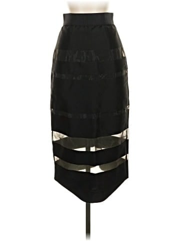 Milly Faux Leather Skirt (view 1)