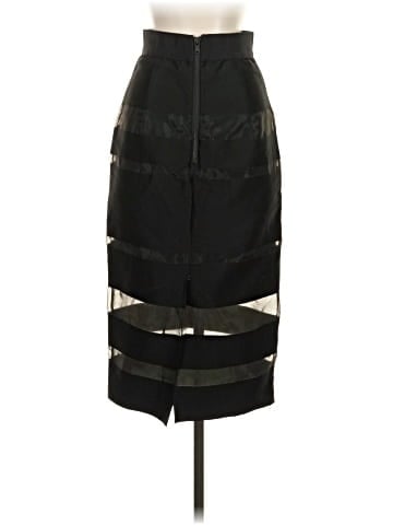 Milly Faux Leather Skirt (view 2)
