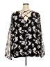 Torrid 100% Polyester Black Long Sleeve Blouse Size 4X Plus (4) - photo 2