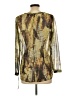 Nic + Zoe 100% Polyester Gold Long Sleeve Blouse Size L - photo 2