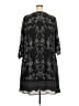 Daniel Rainn 100% Polyester Paisley Black Casual Dress Size 3X (estimated) - photo 2