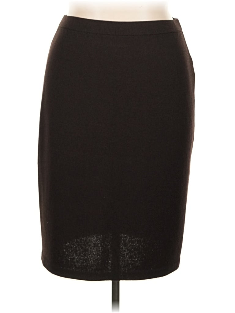Pre-owned St John Formal Skirt In Black