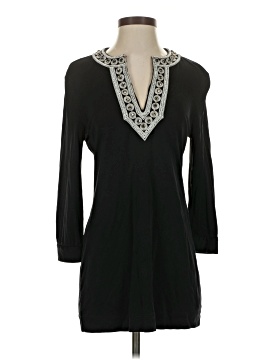 Tory Burch 3/4 Sleeve Silk Top