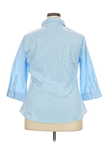 Doublju 3/4 Sleeve Button-Down Shirt (view 2)