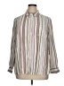 Terra & Sky Stripes Ivory Long Sleeve Button-Down Shirt Size 1X - photo 1