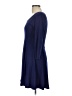 Forever 21 Solid Blue Casual Dress Size L - photo 5