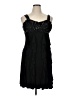 Connected Apparel Black Cocktail Dress Size 14 - photo 1