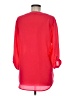 Express 100% Polyester Red 3/4 Sleeve Blouse Size M - photo 2