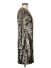 Maia 100% Polyester Metallic Silver Cocktail Dress Size 6 - photo 4