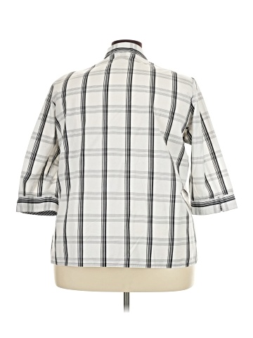 Kim Rogers Signature 3/4 Sleeve Button-Down Shirt (view 2)