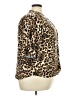Spin Animal Print Brown 3/4 Sleeve Blouse Size 3X - photo 4