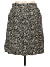 Merona 100% Polyester Paisley Black Casual Skirt Size 10 - photo 2