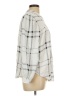 Unbranded Plaid Silver Long Sleeve Blouse Size L (estimated) - photo 4