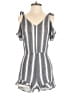 American Eagle Outfitters 100% Viscose Stripes Gray Romper Size XS - photo 1