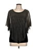 Alyx Gold Black 3/4 Sleeve Blouse Size L - photo 1