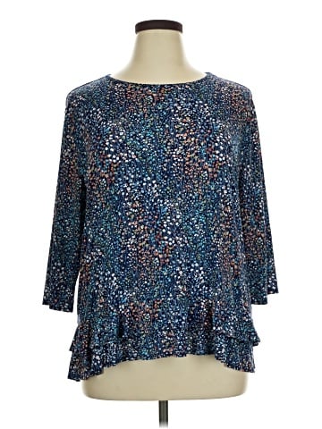 N Touch 3/4 Sleeve Blouse (view 1)
