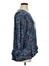 N Touch Blue 3/4 Sleeve Blouse Size 14 - photo 4