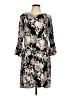 Tommy Hilfiger Print Black Casual Dress Size 12 - photo 1
