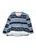Say What? Blue Long Sleeve Blouse Size L (kids) - photo 1