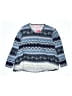 Say What? Blue Long Sleeve Blouse Size M (kids) - photo 1