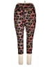 Pop Fit Floral Black Active Pants Size 3X - photo 2