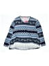 Say What? Blue Long Sleeve Blouse Size L (kids) - photo 1