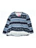 Say What? Blue Long Sleeve Blouse Size M (kids) - photo 1