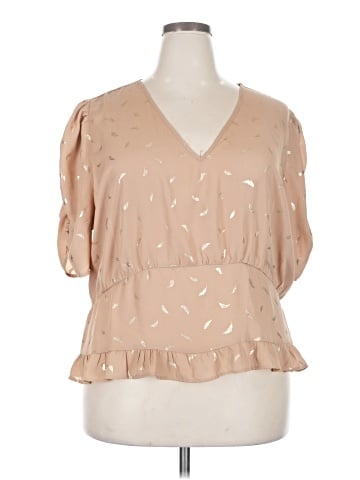 Sweet Rain Short Sleeve Blouse (view 1)