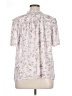 Torrid 100% Polyester Ivory Short Sleeve Blouse Size 1X Plus (1) - photo 2