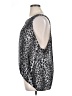 Caren Sport 100% Polyester Silver Sleeveless Blouse Size 1X - photo 5