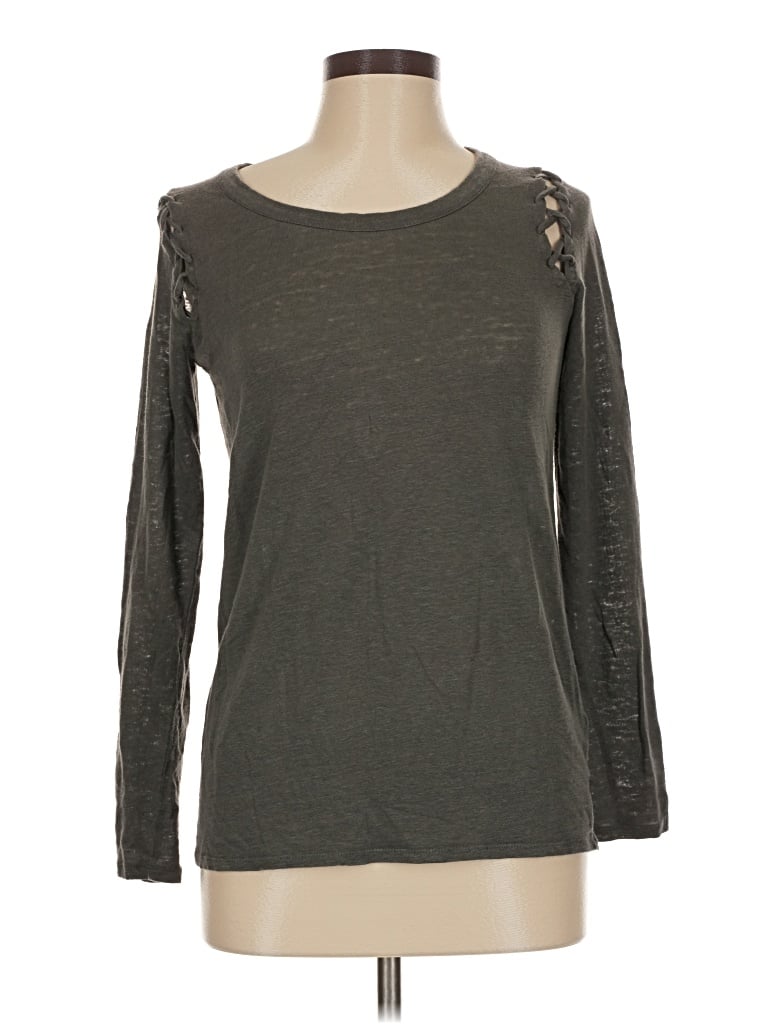 Pre-owned Chaser Long Sleeve T-shirt In Gray