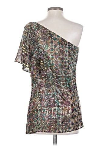 Nanette Lepore Short Sleeve Silk Top (view 2)