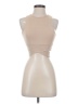 JOA Solid Tan Sleeveless Top Size XS - photo 1