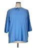 Links Blue 3/4 Sleeve Top Size 1X - photo 1