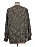 Lush Animal Print Black Long Sleeve Blouse Size 1X - photo 2