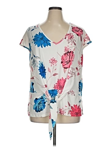 Lily by Firmiana Short Sleeve Blouse (view 1)