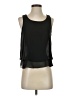 Bisou Bisou 100% Polyester Black Sleeveless Blouse Size XS - photo 1