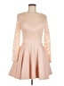 Bebe Hearts Pink Cocktail Dress Size 8 - photo 1