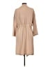 Joan Vass New York 100% Polyester Tan Trenchcoat Size L - photo 2