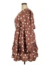 Unbranded Polka Dots Brown Casual Dress Size 2X - photo 5